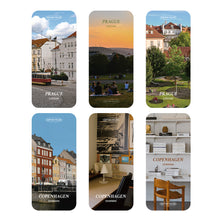 Load image into Gallery viewer, Monolike Capture the life Prague+Copenhagen Hard Bookmark 6P SET - Acryilc bookmarks, Bookclips, Design bookmarks