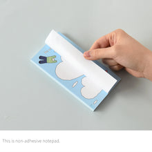 Load image into Gallery viewer, Monolike Memopad Olly Molly Weekend SET - 4 Packs, 4 Different Designs, 80 Sheets Per Pad, Total 320 Sheets, Note pads, Writing pads, 80x148mm