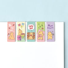 Load image into Gallery viewer, Monolike Magnetic Bookmarks Storytown Momo Series.1, Set of 5