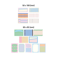 Load image into Gallery viewer, Monolike Message & Label Sticker Pack Series.2 (102Pcs) - Variety pack, journal, scrapbook, waterproof, fancy sticker