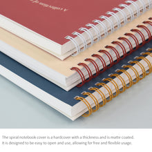 Load image into Gallery viewer, Monolike Archive A5 Line Spiral Notebook, Green - Hardcover 5.83 x 8.27inch 128 Page