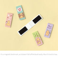 Load image into Gallery viewer, Monolike Magnetic Bookmarks Storytown Momo Series.1, Set of 5