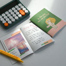 Load image into Gallery viewer, Monolike Mini Unmatched Friends Line Note 6P SET _Mini note, Pocket note, Line note, a portable note, 105x148mm, 48pages