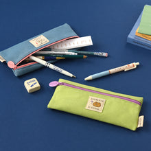 Load image into Gallery viewer, Monolike Unmatched friends Pen Case, Green - Pencil Pouch, Portable Pencil Bag, Pencil Case, Office Pouch case