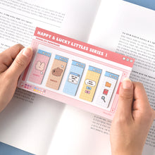 Load image into Gallery viewer, Monolike Magnetic Bookmarks Happy and Lucky Littles Series.1, Set of 5