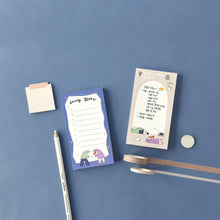 Load image into Gallery viewer, Monolike Memopad Olly Molly Weekend SET - 4 Packs, 4 Different Designs, 80 Sheets Per Pad, Total 320 Sheets, Note pads, Writing pads, 80x148mm