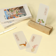 Load image into Gallery viewer, Monolike Minhwa Black Cat+Yellow Cat Hard Bookmark 6P SET - Acryilc bookmarks, Bookclips, Design bookmarks
