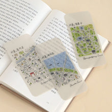 Load image into Gallery viewer, Monolike Seoul Downtown+Street Hard Bookmark 6P SET - Acryilc bookmarks, Bookclips, Design bookmarks