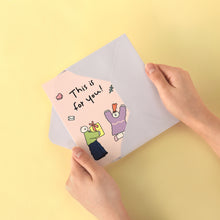 Load image into Gallery viewer, Monolike Olly Molly, Birthday Single card - mix 12 pack, greeting card, 3.9x5.8