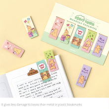 Load image into Gallery viewer, Monolike Magnetic Bookmarks Storytown Momo Series.1, Set of 5