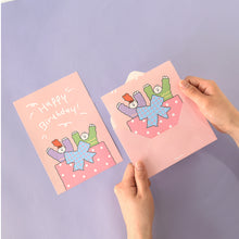 Load image into Gallery viewer, Monolike Olly Molly Birthday Letter Paper and Envelopes Set - 8Type, 32 Letter Paper + 16 Envelopes