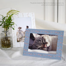 Load image into Gallery viewer, Monolike Standing Design Paper Photo frame 4x6 Olivia's Flowers, White 10pack - Fits 4x6" Pictures