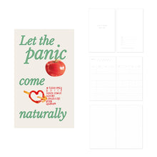 Load image into Gallery viewer, Monolike PVC Handy Planner Notebook Ordinary Days, Tomato - Undated 5 Month Planner, Handheld Lay Flat Diary with Clear PVC Pocket Cover for Office