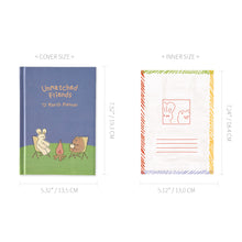 Load image into Gallery viewer, Monolike Hardcover Unmatched Friends Diary, 03. Purple - Academic Planner Weekly & Monthly Planner