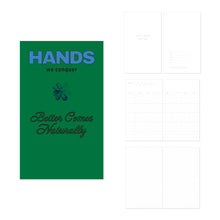 Load image into Gallery viewer, Monolike PVC Handy Planner Notebook Ordinary Days, Clover - Undated 5 Month Planner, Handheld Lay Flat Diary with Clear PVC Pocket Cover for Office