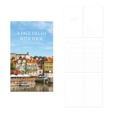 Load image into Gallery viewer, Monolike PVC Handy Planner Notebook Capture The Life, River town - Undated 5 Month Planner, Handheld Lay Flat Diary with Clear PVC Pocket Cover for Office