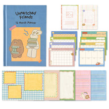 Load image into Gallery viewer, Monolike Hardcover Unmatched Friends Diary, 04. Blue - Academic Planner Weekly & Monthly Planner