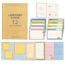 Load image into Gallery viewer, Monolike Hardcover Unmatched Friends Diary, 08. Vintage yellow - Academic Planner Weekly & Monthly Planner