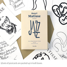Load image into Gallery viewer, Monolike Henri Matisse Drawing Single card - mix 12 pack, It consists of 36 famous paintings by Henri Matisse.