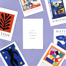 Load image into Gallery viewer, Monolike Henri Matisse Painting Single card - mix 12 pack, It consists of 36 famous paintings by Henri Matisse.