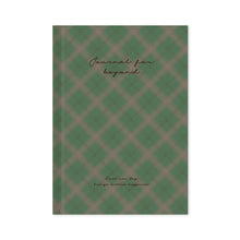 Load image into Gallery viewer, Monolike Journal For Beyond Check Hardcover Lined Notebook Series. 2, Green - Hardcover, Academic, Journal, Diary, 192pages