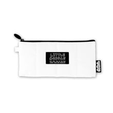 Load image into Gallery viewer, Monolike Little Doodle Cushion Pencil Case, White - Pencil Pouch, Portable Pencil Bag, Pencil Case, Office Pouch case, Cushion, Soft, achromatic color