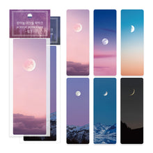 Load image into Gallery viewer, Monolike Nightsky Pink+Blue Acrylic Bookmark 6P SET - Modern Book Accessory for Aesthetic Reading