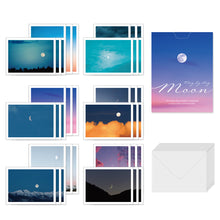 Load image into Gallery viewer, Monolike Day by Day Card, 105 Moon - Mix 48 Mini Single cards, 24 envelopes Package