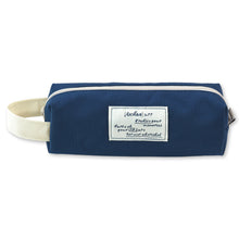 Load image into Gallery viewer, Monolike Archive Block Pen Case, Ocean navy - Pencil Pouch, Portable Pencil Bag, Pencil Case, Office Pouch case