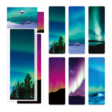 Load image into Gallery viewer, Monolike Aurora Pink+Green Acrylic Bookmark 6P SET - Modern Book Accessory for Aesthetic Reading