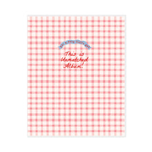 Load image into Gallery viewer, Monolike Unmatched Friends PVC Adhesive Photo Album, Pink check - Photo Album, Photo Book, Adhesive Album, Design Album