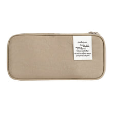 Load image into Gallery viewer, Monolike Archive 247 Standard E1 Pen Case, Beige - Pencil Pouch, Portable Pencil Bag, Pencil Case, Office Pouch case