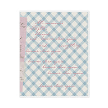 Load image into Gallery viewer, Monolike Nostalgia PVC Adhesive Photo Album, Blue check - Photo Album, Photo Book, Adhesive Album, Design Album