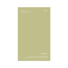 Load image into Gallery viewer, Monolike Archive 247 Solid PVC Handy Notebook, Olive - Exposed Binding, PVC cover, Academic, Journal, Diary, 160pages