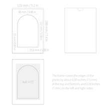Load image into Gallery viewer, Monolike Paper Photo Frames 4x6 Inch Window, Arch 20 Pack - Cardboard Picture Frame Set with Various Window Shapes for Home Gallery Wall & Desktop Decor
