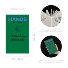 Load image into Gallery viewer, Monolike PVC Handy Planner Notebook Ordinary Days, Clover - Undated 5 Month Planner, Handheld Lay Flat Diary with Clear PVC Pocket Cover for Office