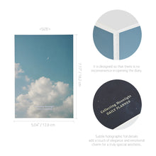 Load image into Gallery viewer, Monolike Moonlight 6 Month Undated Planner, Daydream night - B6 Lay Flat Diary with Clear PVC Pocket & Hologram Foil Cover for Office