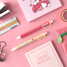 Load image into Gallery viewer, Monolike Happy and Lucky 0.38mm Gel Pens 5Pcs - Black Ink, Fine Point Smooth Writing Pens, Office School Supplies