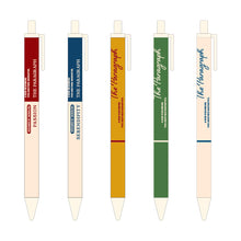 Load image into Gallery viewer, Monolike The Paragraph 0.38mm Gel Pens 5Pcs - Black Ink, Fine Point Smooth Writing Pens, Office School Supplies