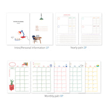 Load image into Gallery viewer, Monolike Ordinary days 4 Month Study Planner, Desk - Academic Planner, Weekly & Monthly Planner, Study plan