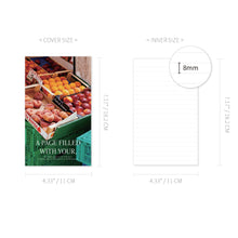 Load image into Gallery viewer, Monolike Capture The Life PVC Handy Notebook, Fruit store - Exposed Binding, PVC cover, Academic, Journal, Diary, 160pages