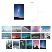 Load image into Gallery viewer, Monolike Serenity A Single card - mix 16 pack, greeting card, 3.9x5.8"