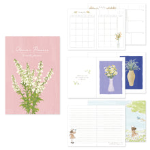 Load image into Gallery viewer, Monolike B6 Olivia's Flowers Diary 6 Month Planner, Pink - Academic Planner, Weekly & Monthly Planner, Scheduler, Undated Planner, 128x182mm