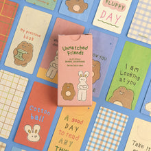 Load image into Gallery viewer, Monolike Bandal Bookmarks Unmatched Friends Solid Color + Pattern 120 Pieces