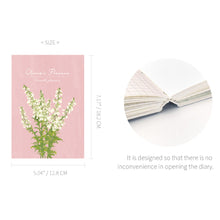Load image into Gallery viewer, Monolike B6 Olivia's Flowers Diary 6 Month Planner, Pink - Academic Planner, Weekly & Monthly Planner, Scheduler, Undated Planner, 128x182mm