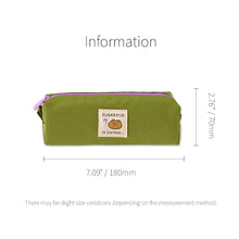 Load image into Gallery viewer, Monolike Unmatched Friends Block Pencil Case, Green - Pencil Pouch, Portable Pencil Bag, Pencil Case, Office Pouch case, Soft