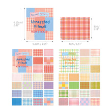Load image into Gallery viewer, Monolike Wow Sticker Unmatched Friends Pattern Series.1 + Series.2 Set - Mini Size Cute Stickers, Square Stickers