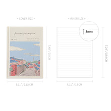Load image into Gallery viewer, Monolike Journal For Beyond Seoul Today’s Season Hardcover Lined Notebook, Bukchon - Hardcover, Academic, Journal, Diary, 192pages