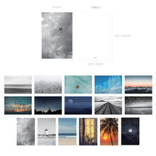 Load image into Gallery viewer, Monolike Serenity B Single card - mix 16 pack, greeting card, 3.9x5.8"