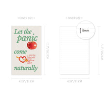 Load image into Gallery viewer, Monolike OrDinary Days PVC Handy Notebook, Tomato - Exposed Binding, PVC cover, Academic, Journal, Diary, 160pages